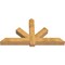 Ekena Millwork Kennewick Rough Sawn Timber Gable Bracket, Western Red Cedar, 72"W x 39"H x 6"D x 6"F, 13/12 Pitch GBW072X39X0606KEN00RWR - alternate 3